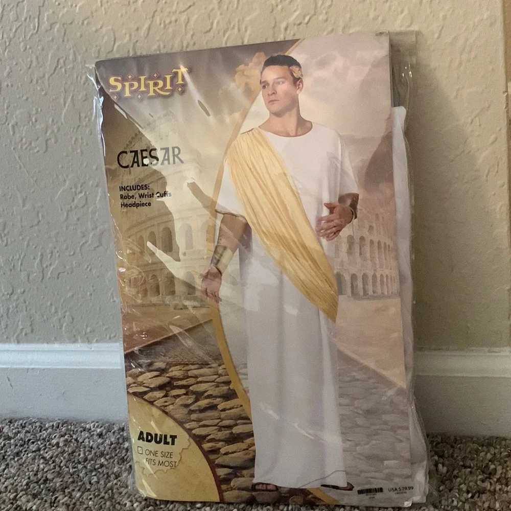Adult Caesar Costume NWT - Picture 1 of 2